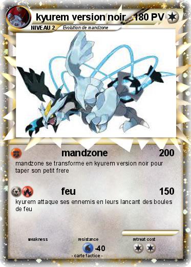Pokemon kyurem version noir