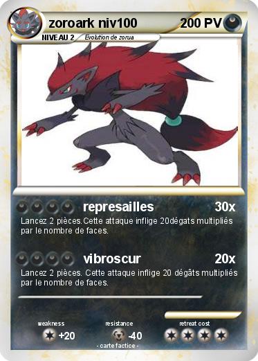 Pokemon zoroark niv100