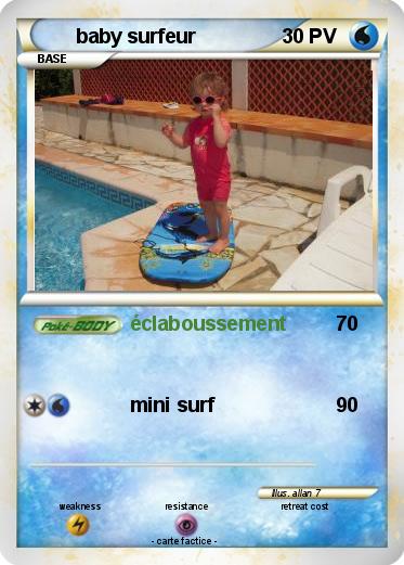 Pokemon baby surfeur