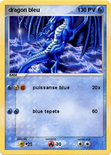 Pokemon dragon bleu