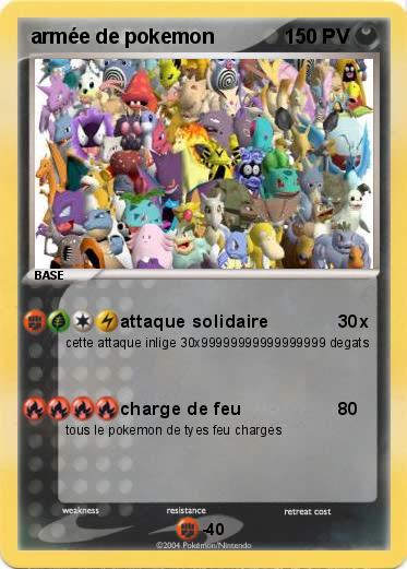 Pokemon armée de pokemon