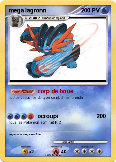 Pokemon mega lagronn