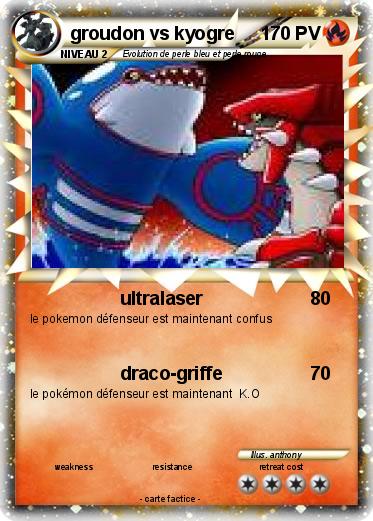 Pokemon groudon vs kyogre