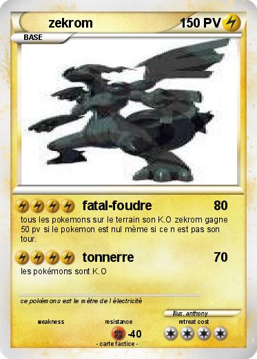 Pokemon zekrom