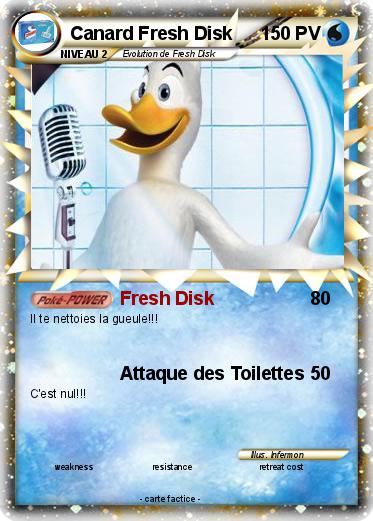 Pokemon Canard Fresh Disk