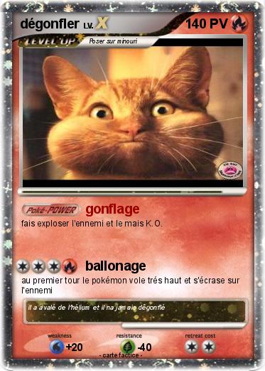Pokemon dégonfler