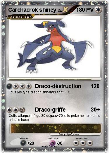 Pokemon Carchacrok shiney