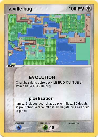 Pokemon la ville bug