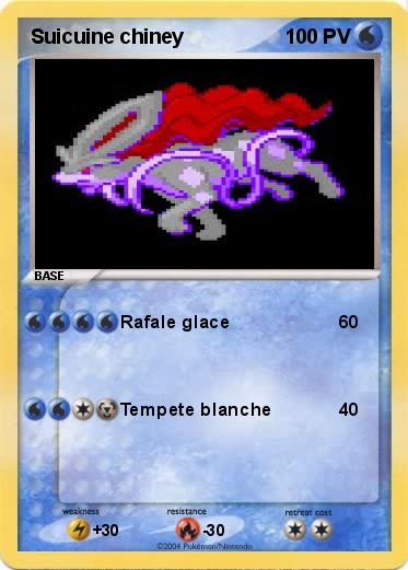 Pokemon Suicuine chiney
