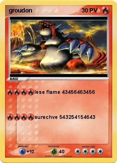 Pokemon groudon