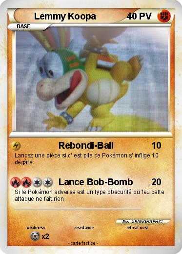 Pokemon Lemmy Koopa