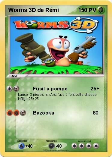 Pokemon Worms 3D de Rémi