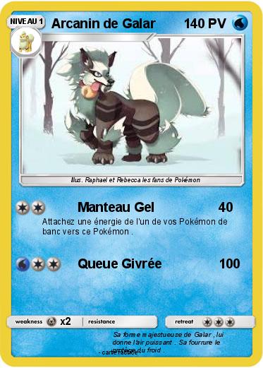 Pokemon Arcanin de Galar