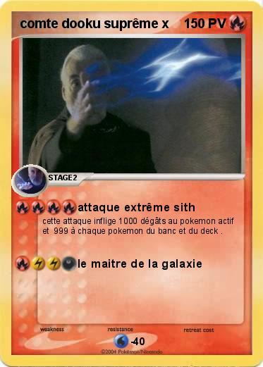 Pokemon comte dooku suprême x