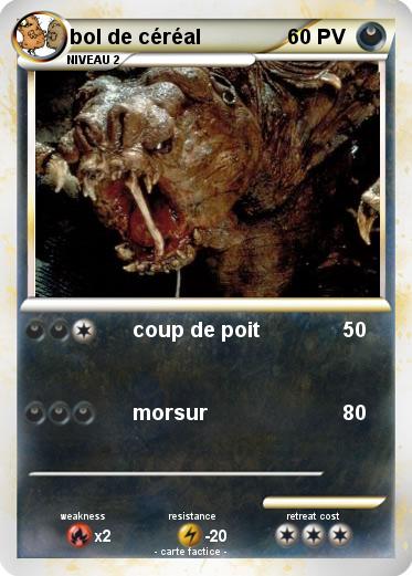 Pokemon bol de céréal