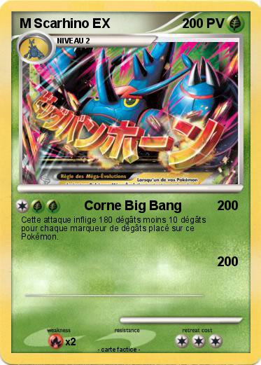 Pokemon M Scarhino EX