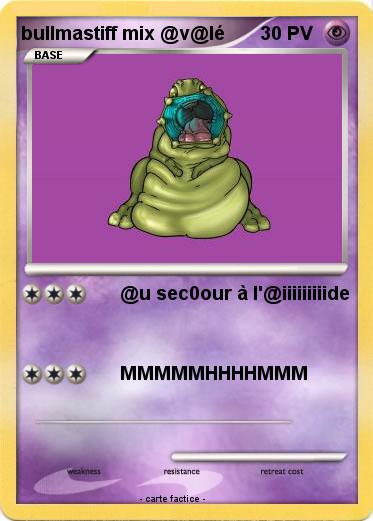 Pokemon bullmastiff mix @v@lé