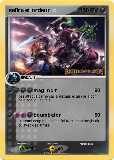 Pokemon safira et ordeur