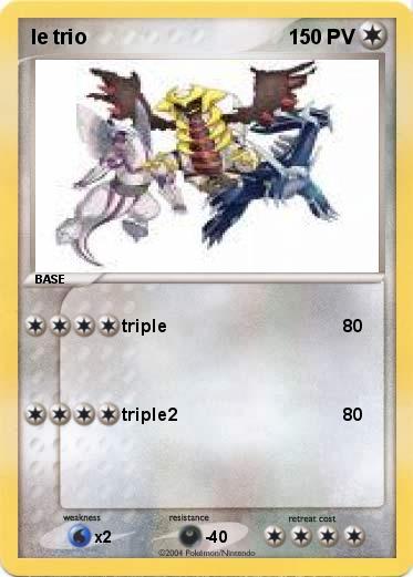 Pokemon le trio