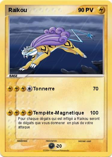 Pokemon Raikou