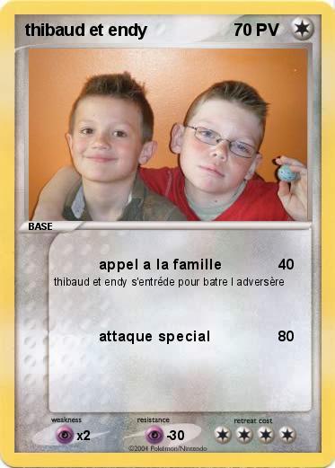 Pokemon thibaud et endy