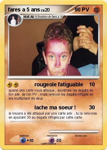 Pokemon fares a 5 ans