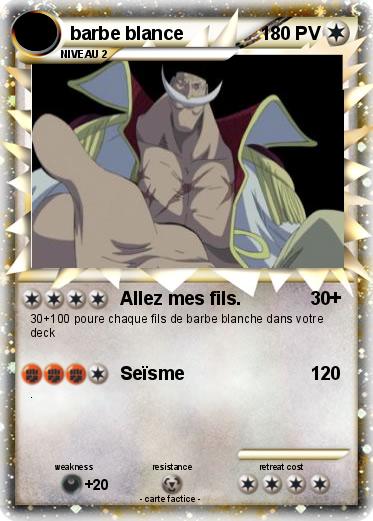 Pokemon barbe blance