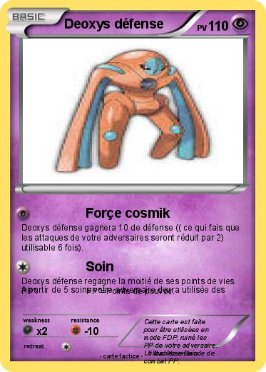 Pokemon Deoxys défense