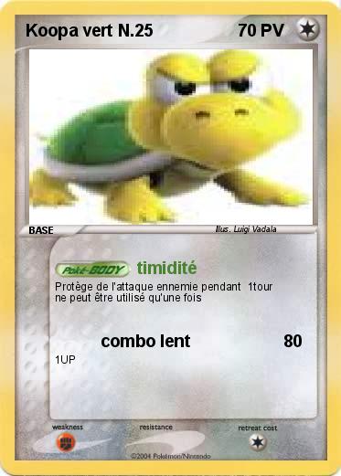 Pokemon Koopa vert N.25