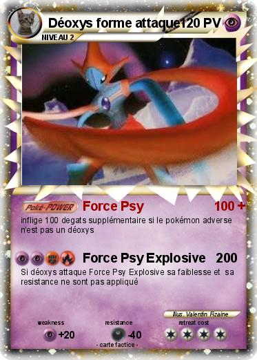 Pokemon Déoxys forme attaque