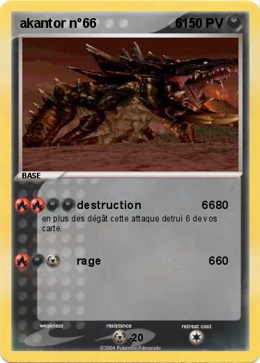 Pokemon akantor n°66                      6