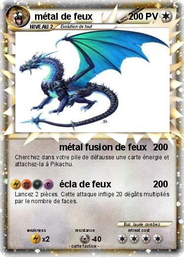 Pokemon métal de feux
