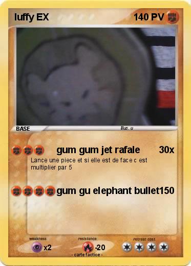 Pokemon luffy EX