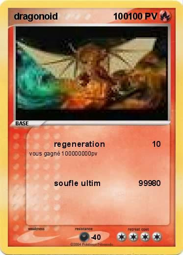 Pokemon dragonoid                      100
