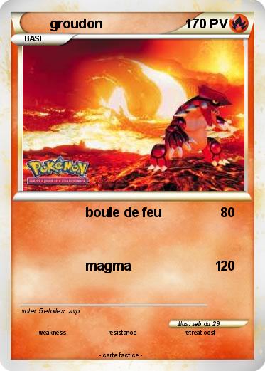 Pokemon groudon