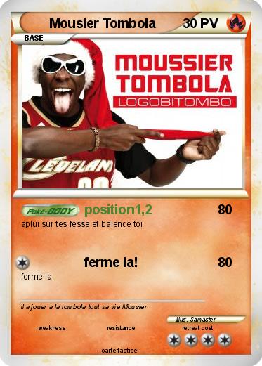 Pokemon Mousier Tombola