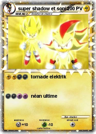 Pokemon super shadow et sonic