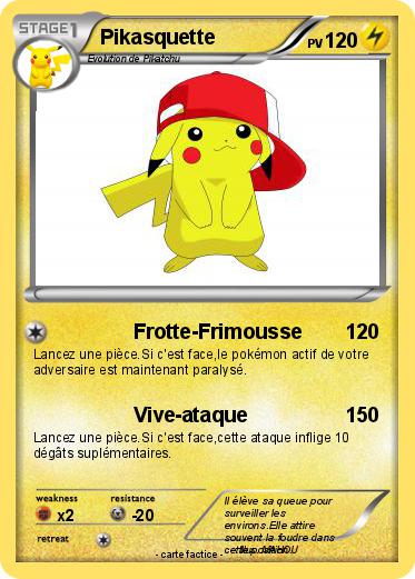 Pokemon Pikasquette