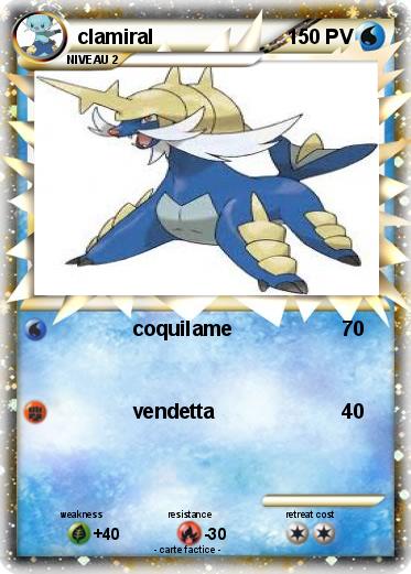 Pokemon clamiral