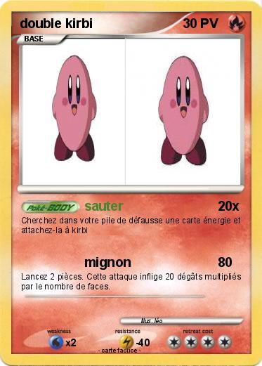 Pokemon double kirbi