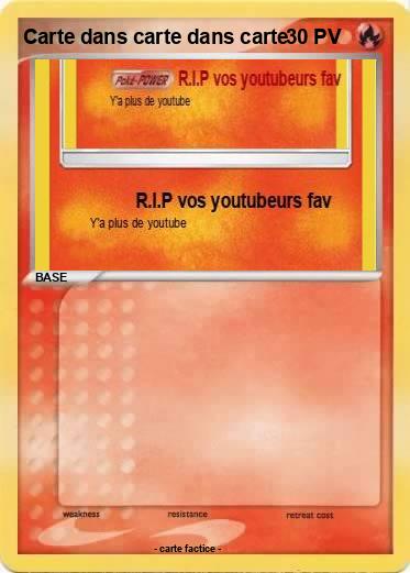 Pokemon Carte dans carte dans carte