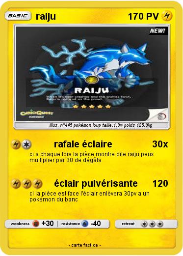Pokemon raiju