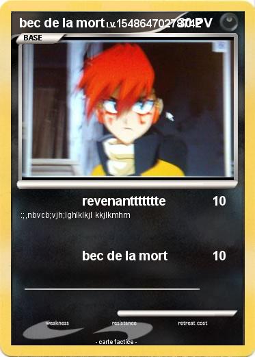 Pokemon bec de la mort