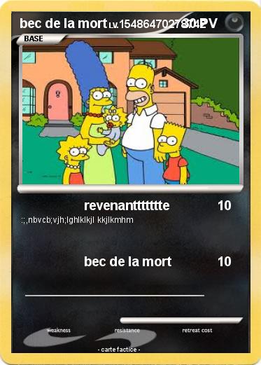 Pokemon bec de la mort