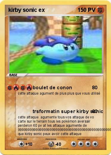 Pokemon kirby sonic ex