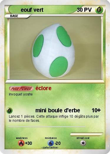 Pokemon eouf vert