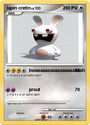 Pokemon lapin cretin