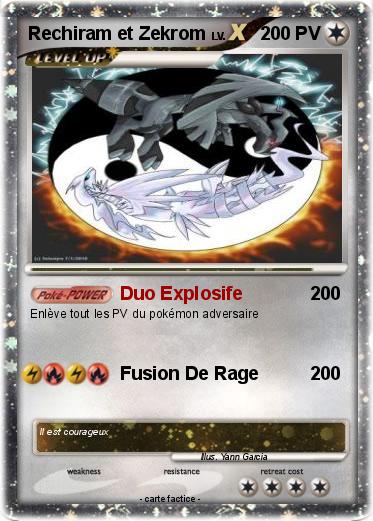 Pokemon Rechiram et Zekrom