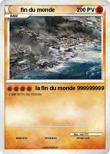 Pokemon fin du monde