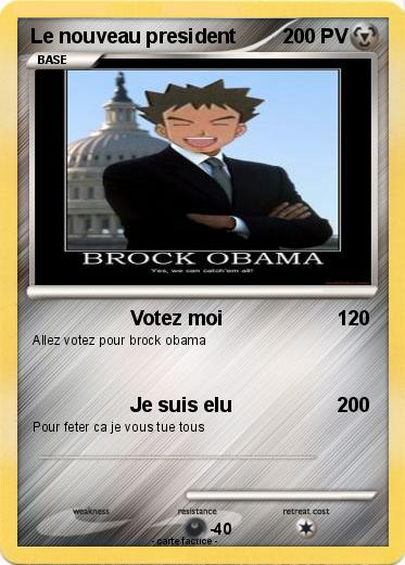 Pokemon Le nouveau president